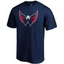 Men's Navy Washington Capitals Primary Team Logo T-shirt