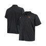 Men's Heathered Black Texas Longhorns Big and Tall Performance Polo Shirt