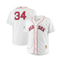 Men's David Ortiz White Boston Red Sox Big and Tall Home Authentic Player Jersey