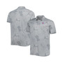 Men's Gray Chicago Cubs Big and Tall Miramar Blooms Polo Shirt