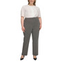 Plus Size Short-Sleeve Tie-Neck Top