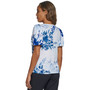 Women's Floral-Print Puffed-Sleeve Top