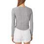 Women's Cloud Ribbed Henley Top