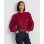 Women's Embroidered Linen Blouse
