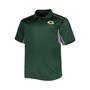 Men's Green Green Bay Packers Big and Tall Team Color Polo Shirt