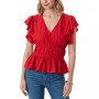 Women's Jeydon Flutter-Sleeve Peplum Blouse