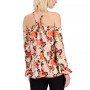 Women's Printed Long-Sleeve Halter Top, Created for Macy's