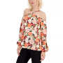 Women's Printed Long-Sleeve Halter Top, Created for Macy's
