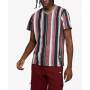 Men's Big and Tall Short Sleeves Line Down T-shirt