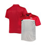 Men's Cardinal, Gray Arkansas Razorbacks Big and Tall Polo Shirt