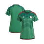 Women's Green Mexico National Team 2022/23 Home Blank Replica Jersey