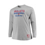 Men's Washington Bullets Hometown Classics Big and Tall Thowback Logo Long Sleeve T-shirt - Heathered Gray