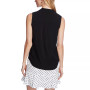 Women's Sleeveless Button-Down Blouse