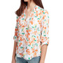 Juniors' Floral-Print Portofino Button-Up Shirt