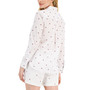 Women's Cotton Heart-Print Shirt
