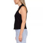 Women's Point Collar Button-Front Sleeveless Top