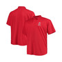 Men's Branded Red Los Angeles Angels Big Tall Solid Birdseye Polo Shirt