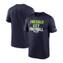 Men's Big and Tall College Navy Seattle Seahawks Legend Local Phrase Performance T-shirt