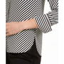 Printed Slit-Cuff Blouse