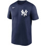 Men's Navy New York Yankees Wordmark Legend T-shirt