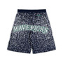 Men's Navy Dallas Mavericks Big and Tall Hardwood Classics Jumbotron Shorts