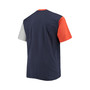 Men's Navy, Orange Chicago Bears Big and Tall Colorblocked T-shirt