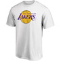 Men's White Los Angeles Lakers Primary Team Logo T-shirt
