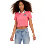 Women's Logo Patch Cropped Polo Shirt