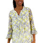 Women's Print Pintuck Top, Created for Macy's