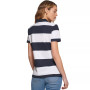Women's Striped Piqué Polo Shirt