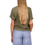 All Day Tie-Hem Cuffed T-Shirt
