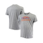 Men's Gray Clemson Tigers Big and Tall Tri-Blend T-shirt