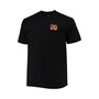 Men's Branded Black Cincinnati Bengals Big and Tall #1 Dad 2-Hit T-shirt