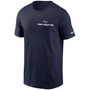 Men's Big and Tall Navy New England Patriots Local Phrase T-shirt