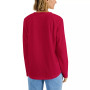 Women's Textured Microfleece V-Neck Top, Created for Macy's