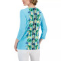Petite Tropical Runway 3/4-Sleeve Top, Created for Macy's