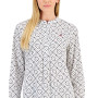 Women's Cotton Maze Geometric-Print Tunic