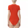 Women's Round Neck Basic Bodysuit Top