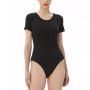 Women's Round Neck Basic Bodysuit Top