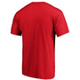 Men's Red Philadelphia Phillies Team Logo Lockup T-shirt