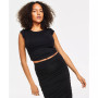 Women's Ruched Crepe Flutter-Sleeve Top, Created for Macy's