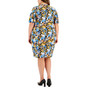 Plus Size Floral Flutter-Sleeve Sheath Dress