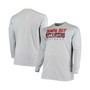 Men's Big and Tall Heathered Gray Tampa Bay Buccaneers Practice Long Sleeve T-shirt