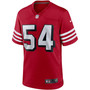 Men's Fred Warner Scarlet San Francisco 49ers Alternate Player Game Jersey