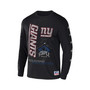 Men's NFL X Staple Black New York Giants World Renowned Long Sleeve T-shirt