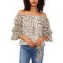 Women's Floral-Print Off-the-Shoulder Blouse