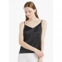 Women's V Neckline Silk Camisole with Spaghetti Straps