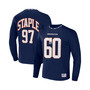 Men's NFL X Staple Navy Denver Broncos Core Long Sleeve Jersey Style T-shirt