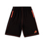 Men's Black, Orange Phoenix Suns Big and Tall Contrast Stitch Knit Shorts
