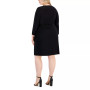 Plus Size Side-Tie Faux-Wrap Dress